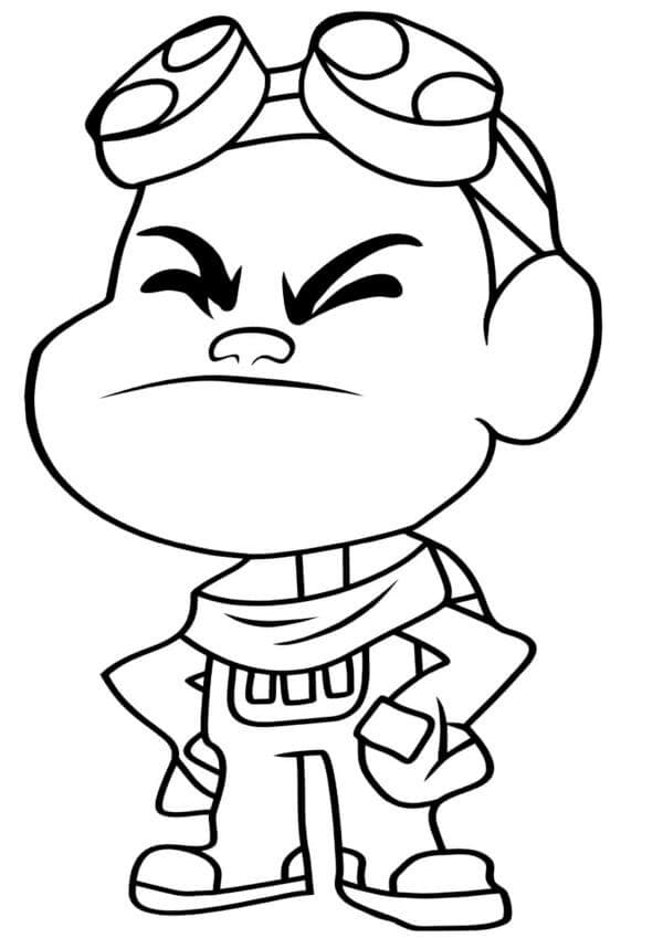 Gizmo lukkede øjnene Tegninger til Farvelægning