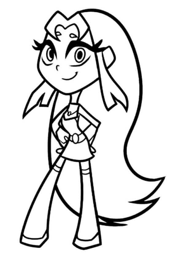 Intergalaktisk prinsesse Tegninger til Farvelægning