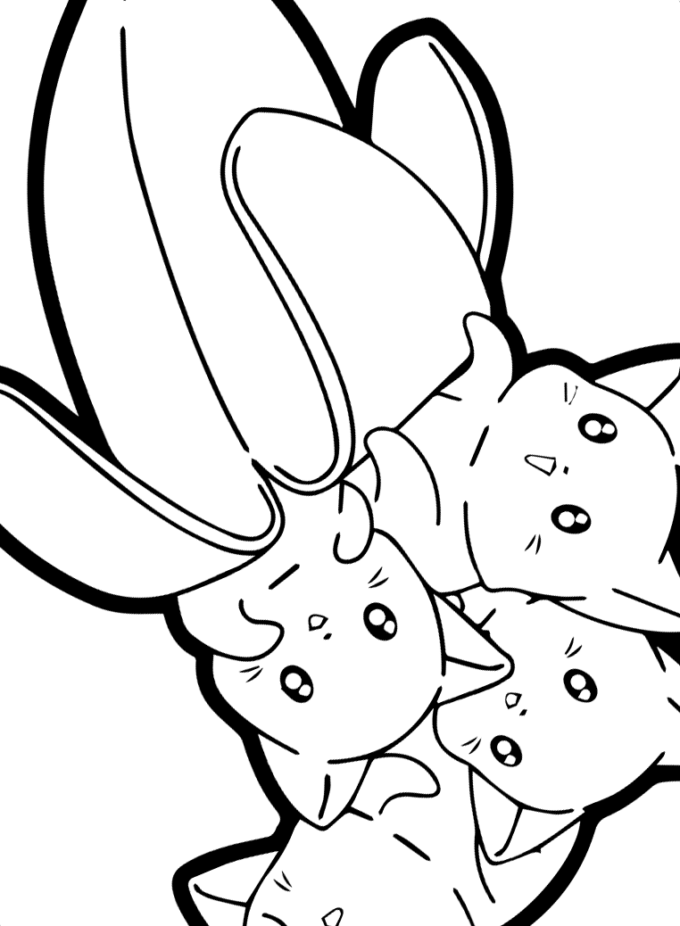 Kawaii katte i banan tegneserie Tegninger til Farvelægning