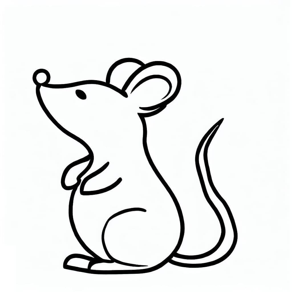 Meget nem mus Tegninger til Farvelægning