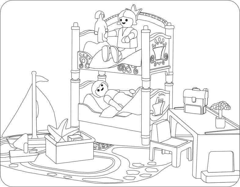 Playmobil Gratis printbart Tegninger til Farvelægning