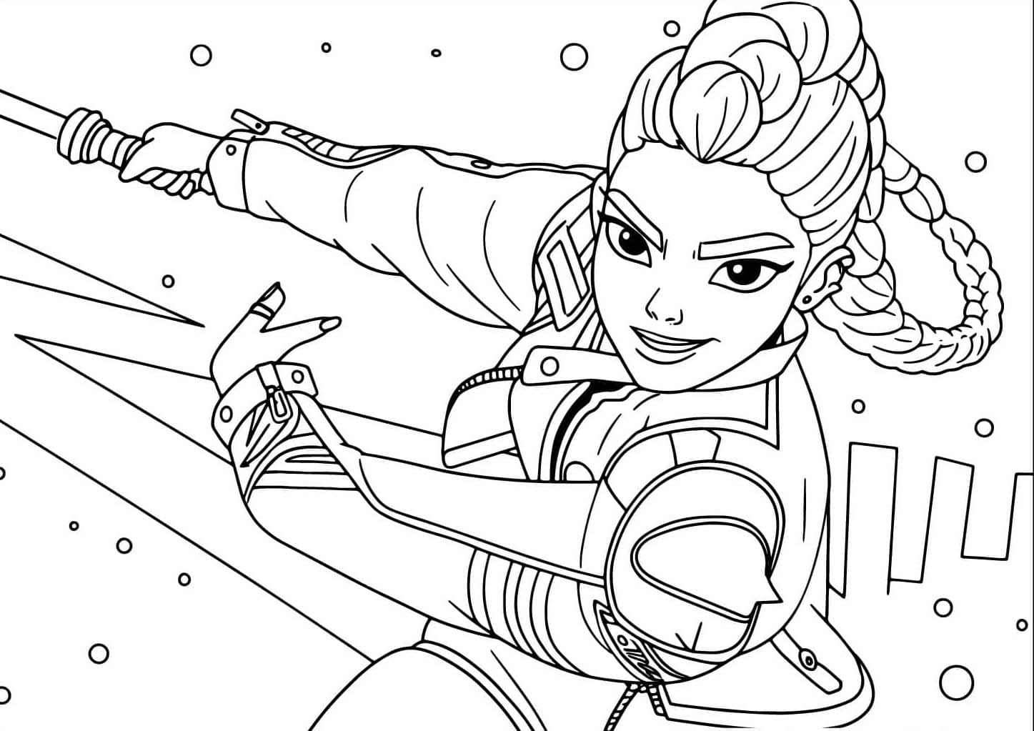 Rumi-kamp Tegninger til Farvelægning