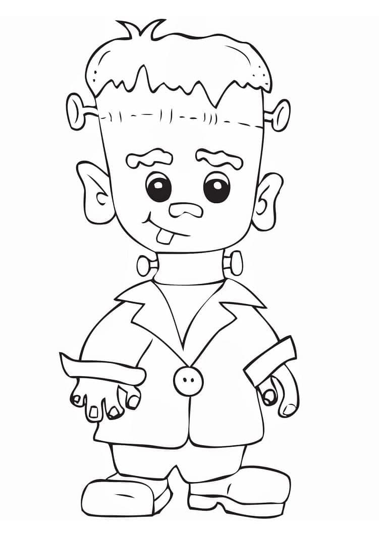 Frankenstein Tegninger til Farvelægning