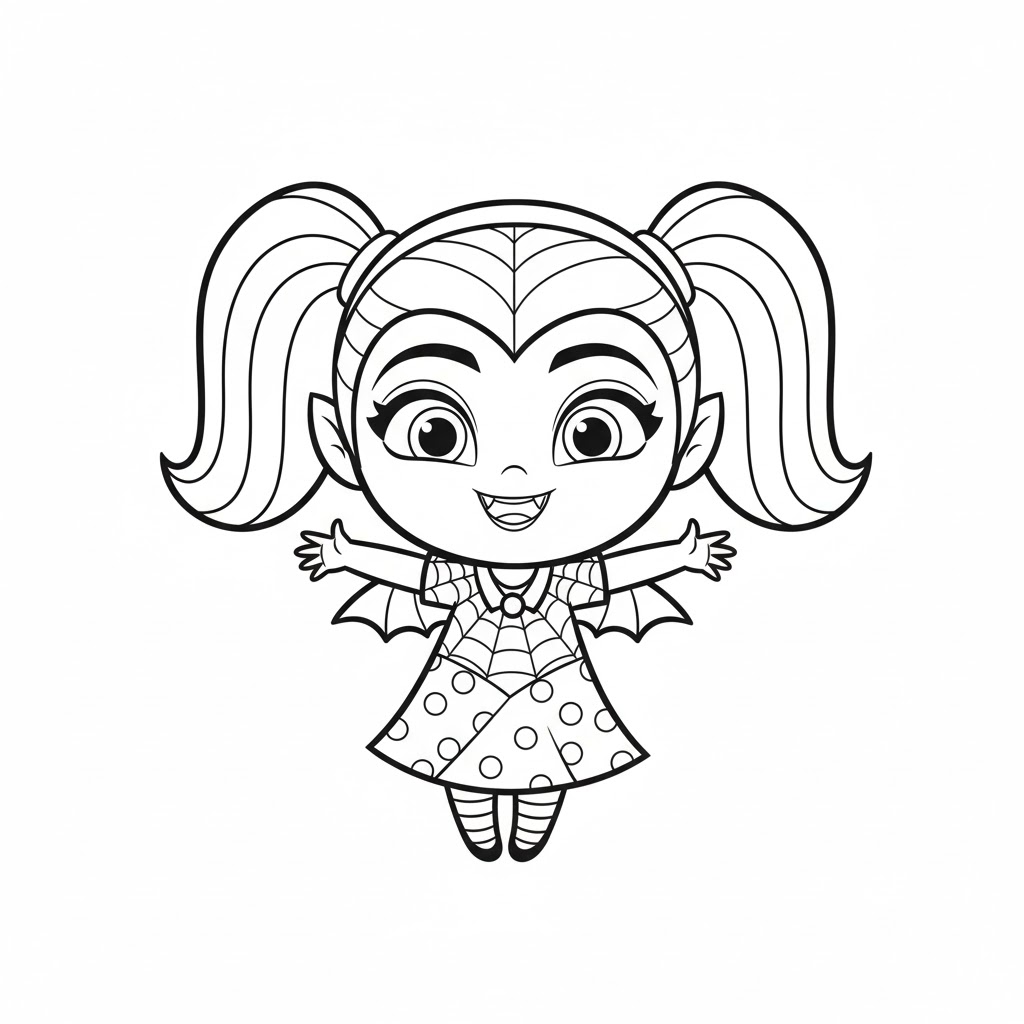 Vampirina Barn Tegninger til Farvelægning