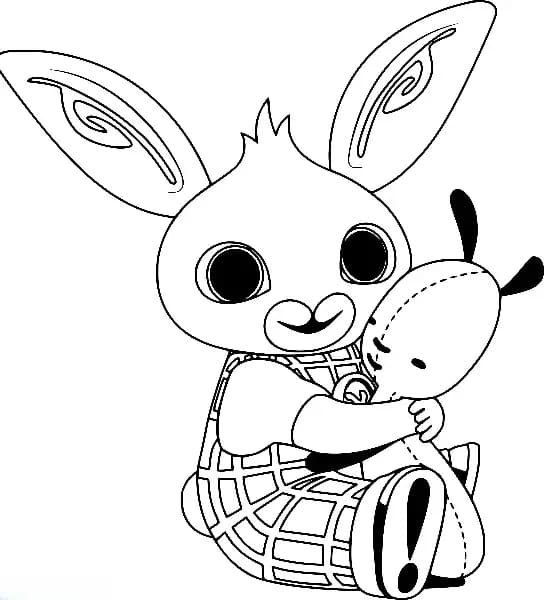 Bing søvn Tegninger til Farvelægning