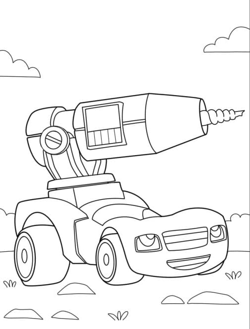 Blaze bærende byggeværktøj Tegninger til Farvelægning