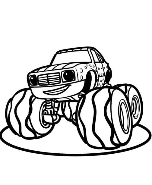 Blaze enkel Tegninger til Farvelægning