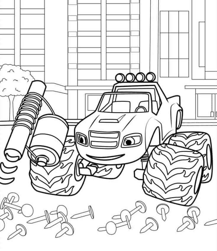 Blaze Fjernelse af fælde Tegninger til Farvelægning