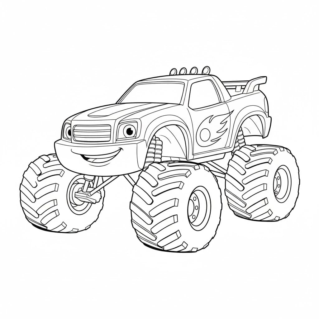 Blaze printbar Tegninger til Farvelægning