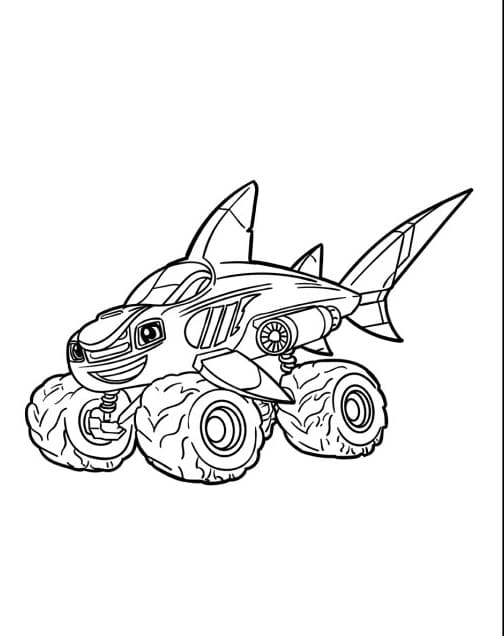 Blaze skabelon Tegninger til Farvelægning