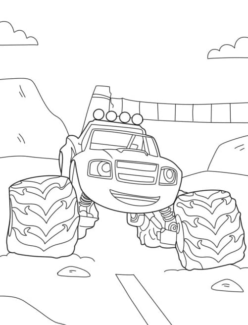 Blaze uhyre Tegninger til Farvelægning