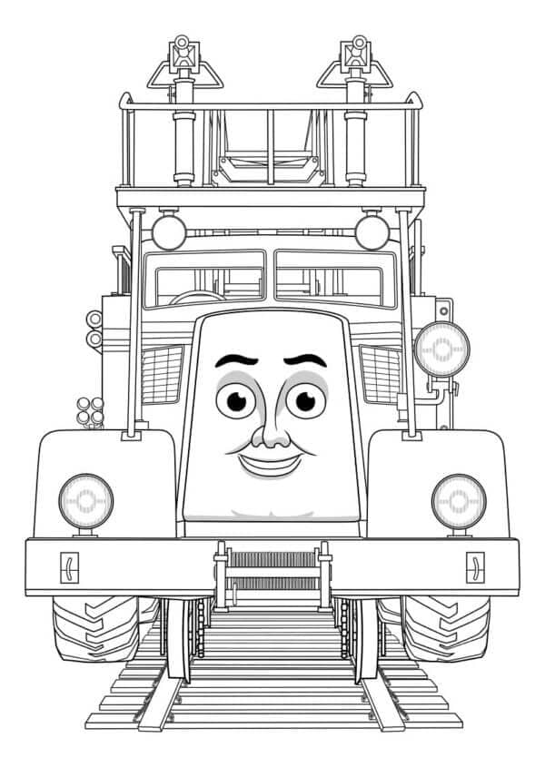 Flynn brandbilen Tegninger til Farvelægning