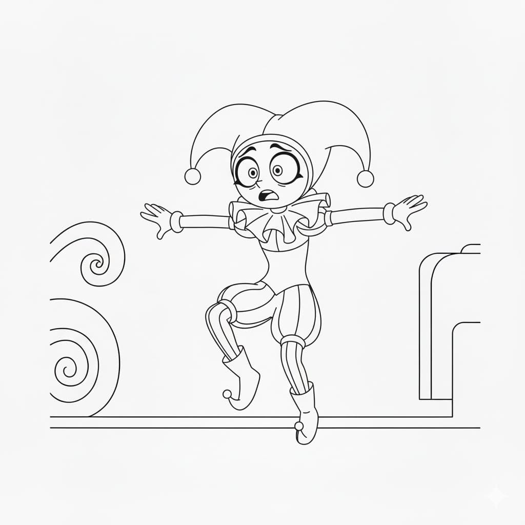 Gratis Pomni til børn Tegninger til Farvelægning