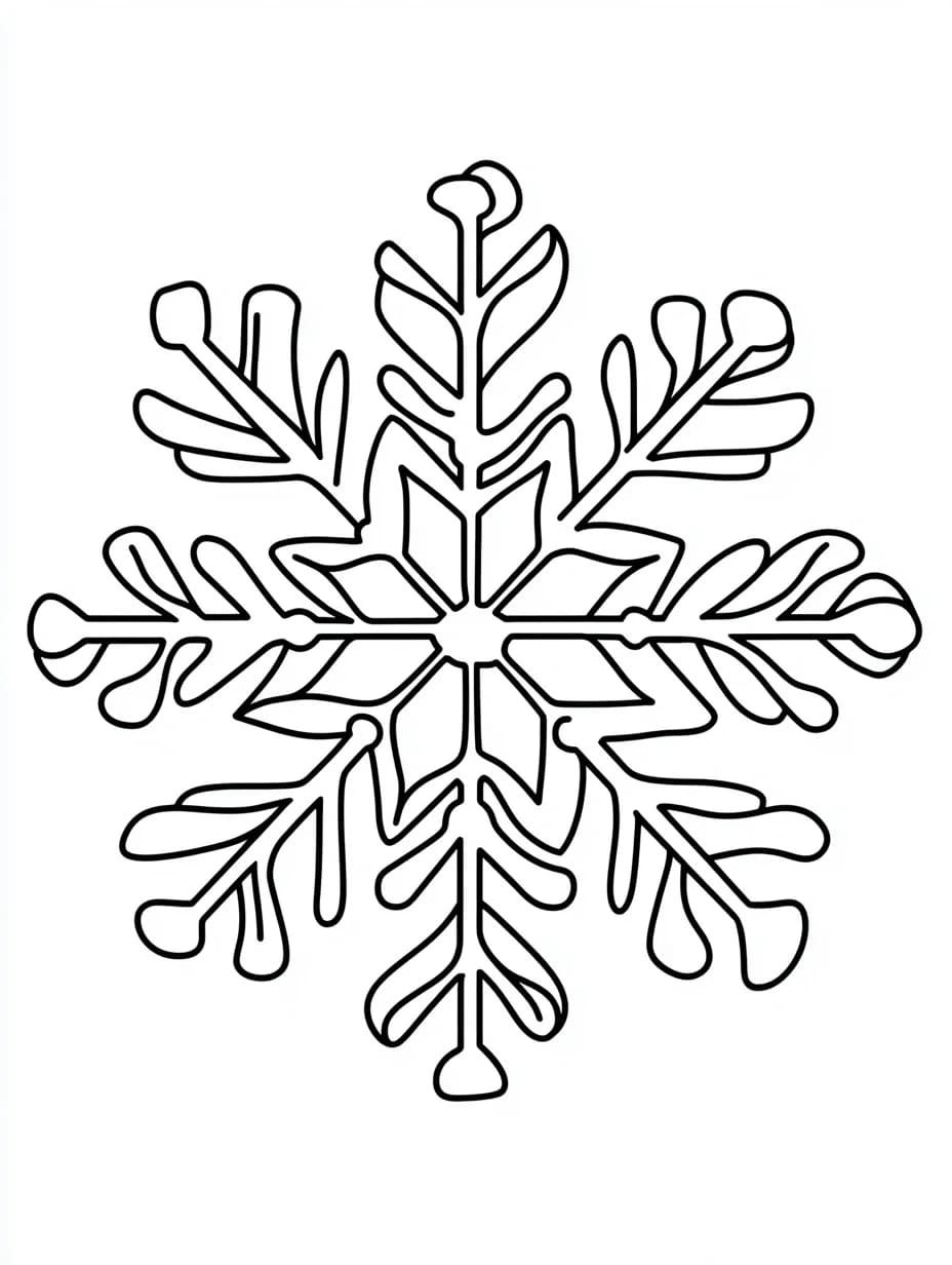 Gratis snefnug til børn Tegninger til Farvelægning