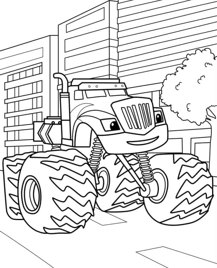 Knuser i byen Tegninger til Farvelægning