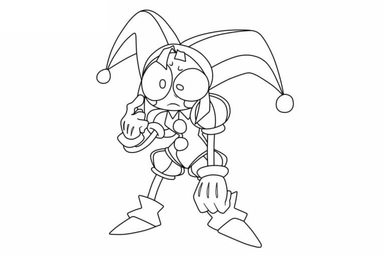 Nem Pomni Tegninger til Farvelægning