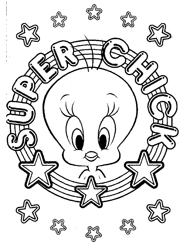 Pip Super Kylling Tegninger til Farvelægning