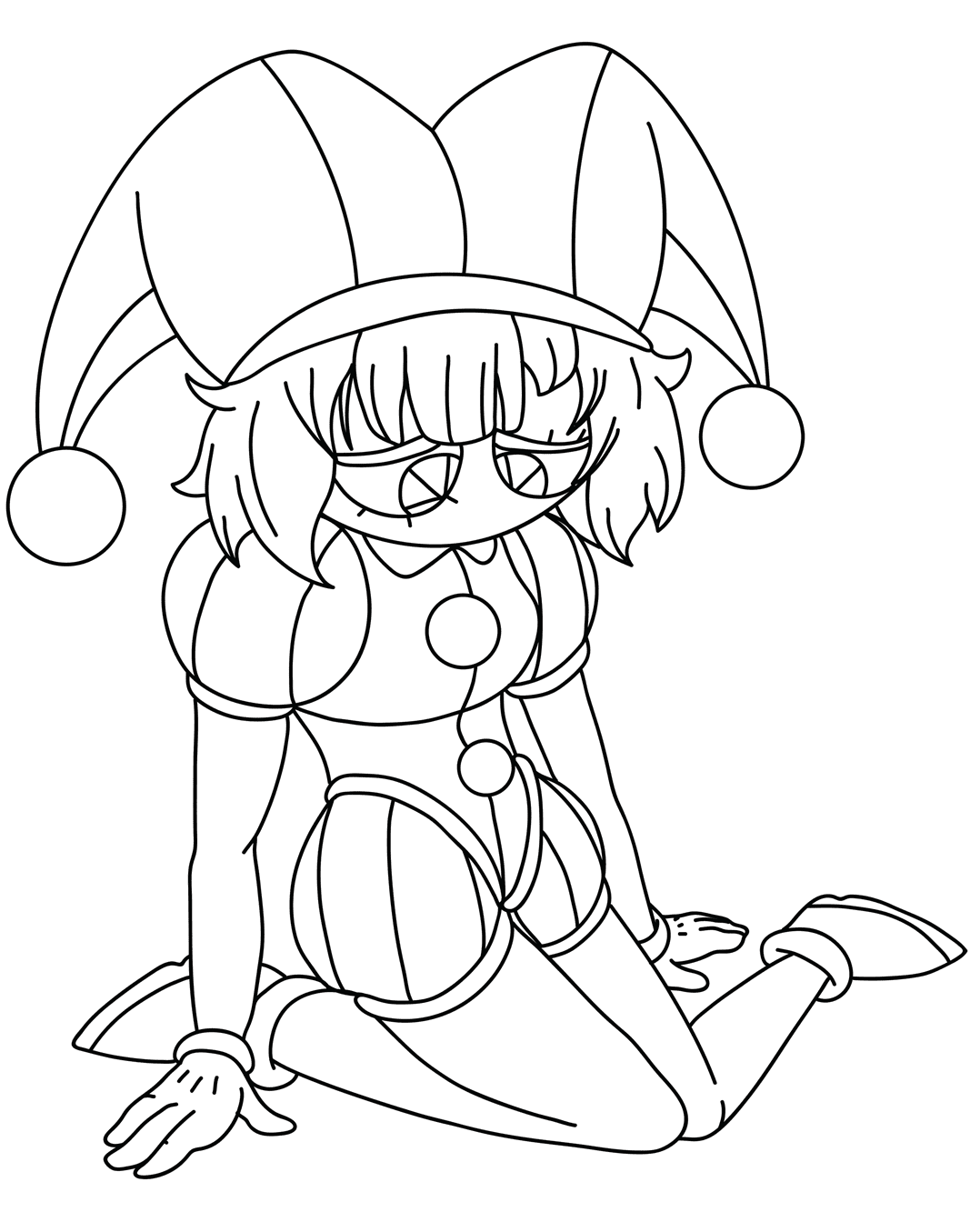 Pomni-billede Tegninger til Farvelægning