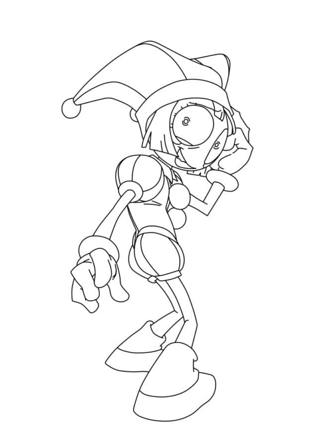 Pomni-vandring Tegninger til Farvelægning