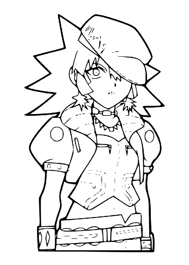 Shoko Marukura Bakugan Tegninger til Farvelægning