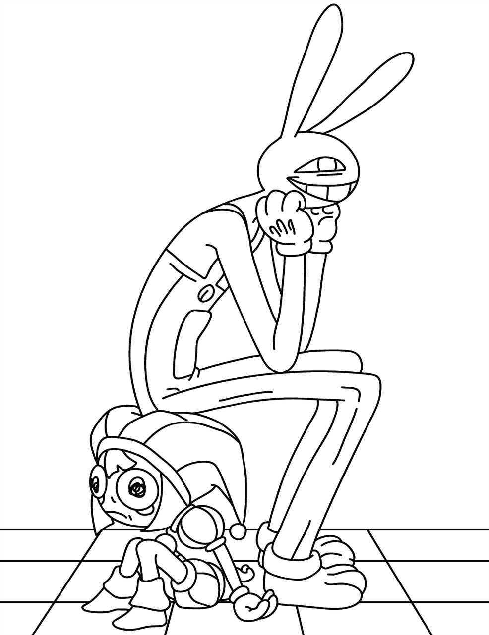 Sjov Pomni Tegninger til Farvelægning