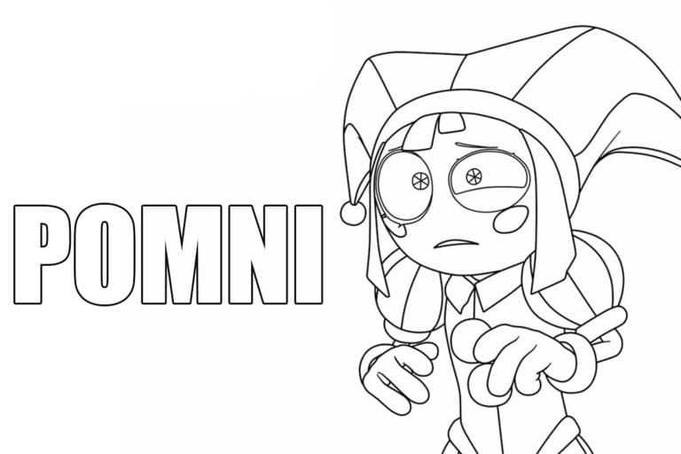 Pomni Tegninger til Farvelægning