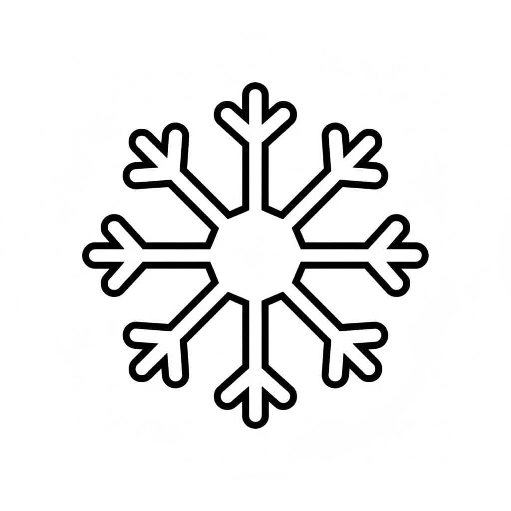 Snefnug flot Tegninger til Farvelægning