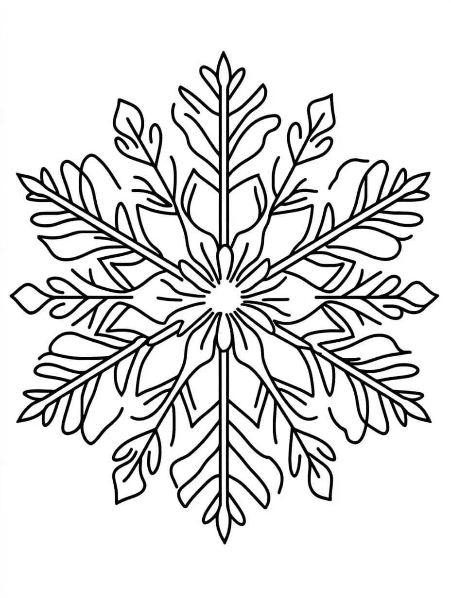 Snefnug gratis billede Tegninger til Farvelægning