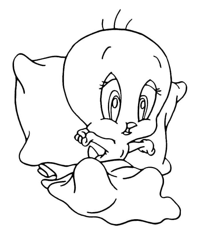 Søvnig Pip Tegninger til Farvelægning