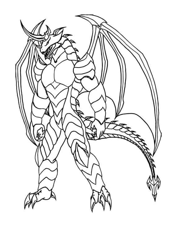 Stærkeste Dragonoid afkøle Tegninger til Farvelægning