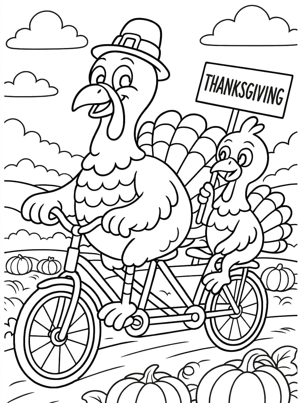 To kalkuner Tegninger til Farvelægning