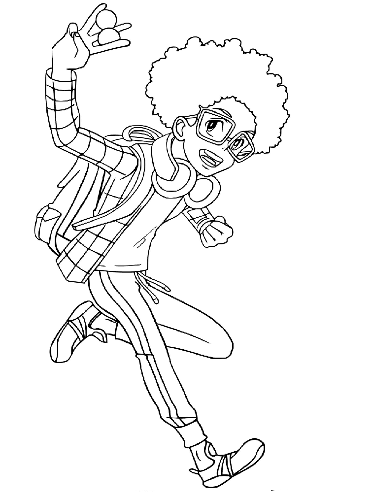 Wynton Styles Bakugan Kampplanet Tegninger til Farvelægning