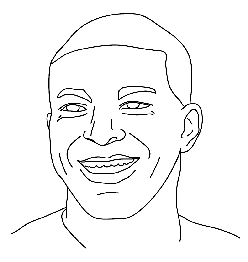 Angriber Kylian Mbappé Tegninger til Farvelægning