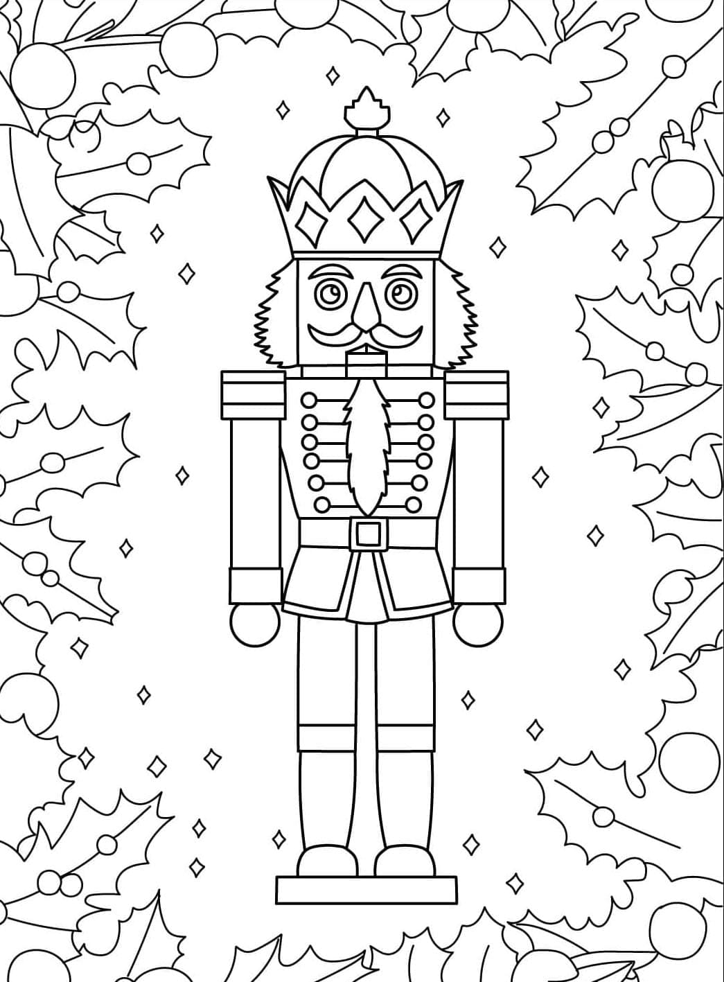 Den særlige nøddeknækker Tegninger til Farvelægning