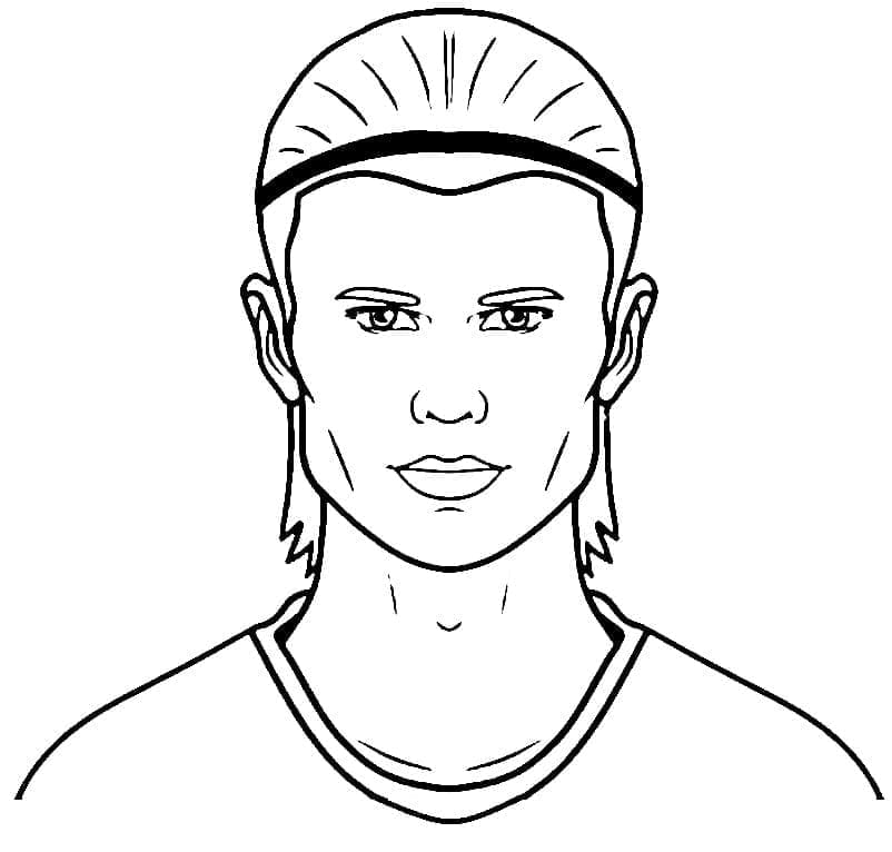 Erling Haaland For Børn Tegninger til Farvelægning