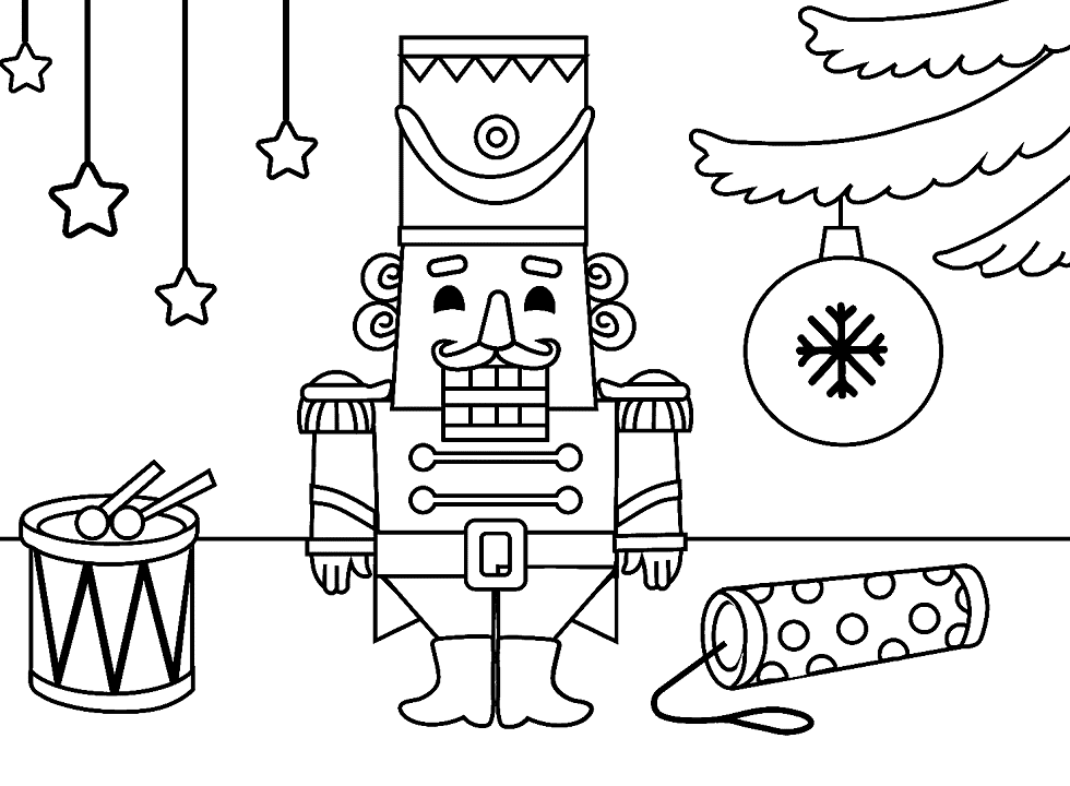 Gratis julenøddeknækker Tegninger til Farvelægning
