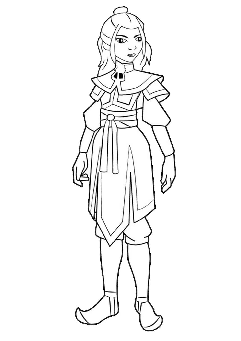 Ildprinsesse Azula Tegninger til Farvelægning