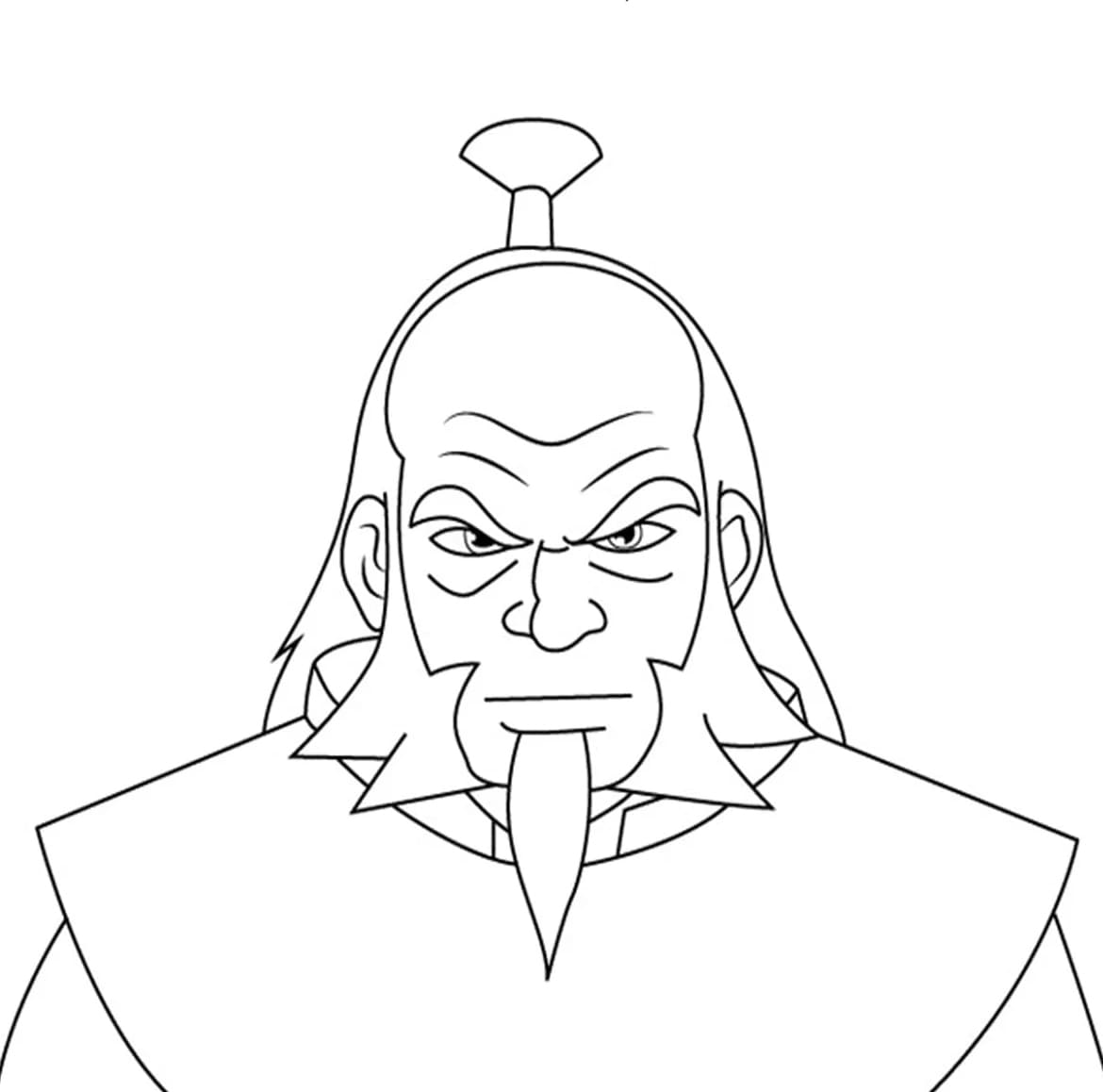 Iroh Avatar Tegninger til Farvelægning