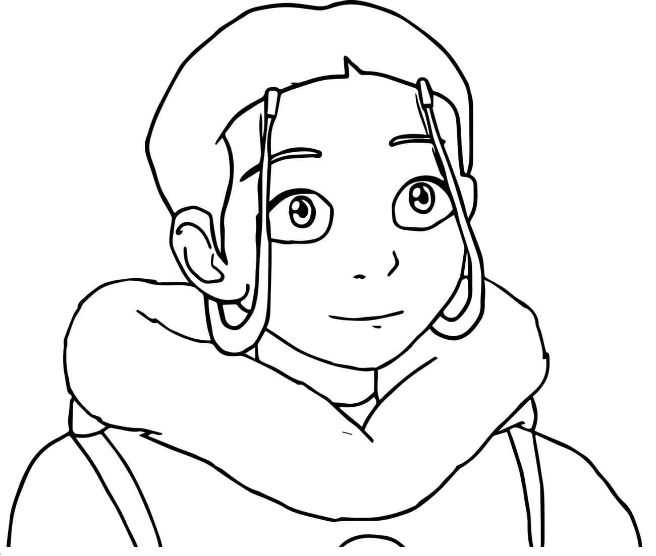 Katara Avatar Tegninger til Farvelægning