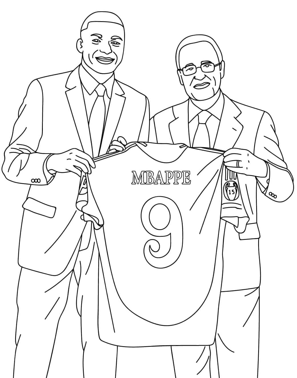 Kylian Mbappé modtog Tegninger til Farvelægning