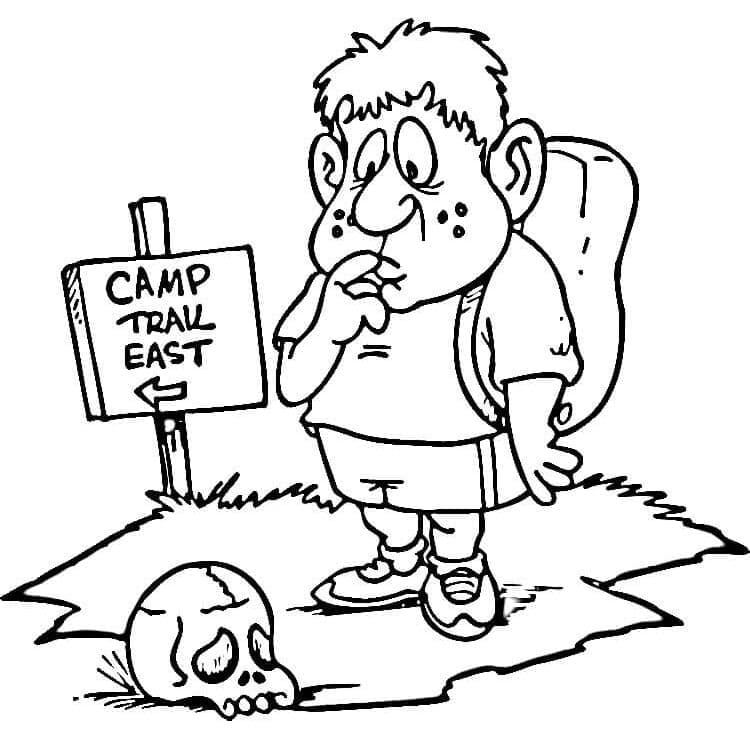 Lejrsti øst Tegninger til Farvelægning