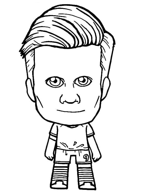 Lille Erling Haaland Tegninger til Farvelægning