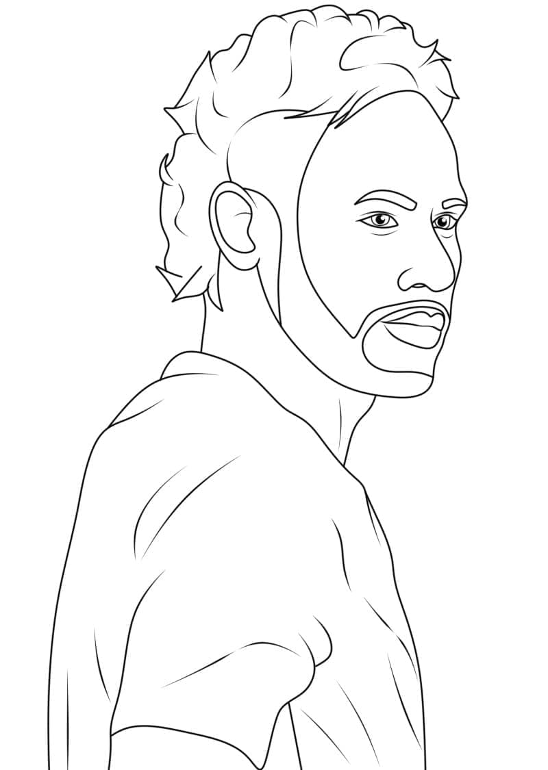 Neymars frie presse Tegninger til Farvelægning