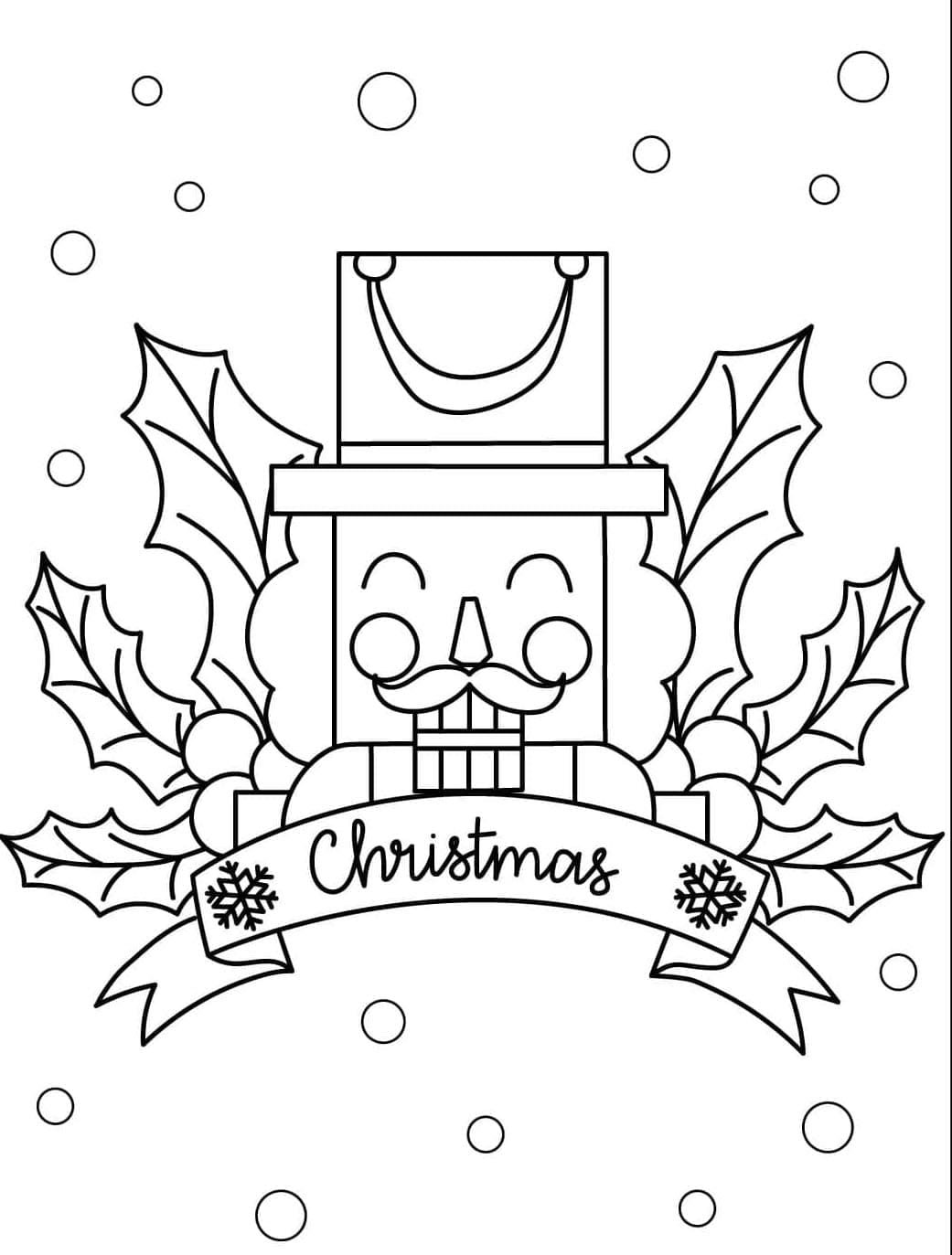 Nøddeknækkeren og julen Tegninger til Farvelægning