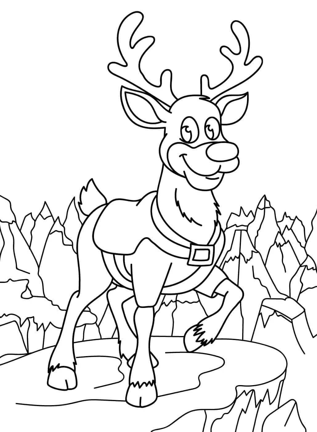 Rudolf i det virkelige liv Tegninger til Farvelægning