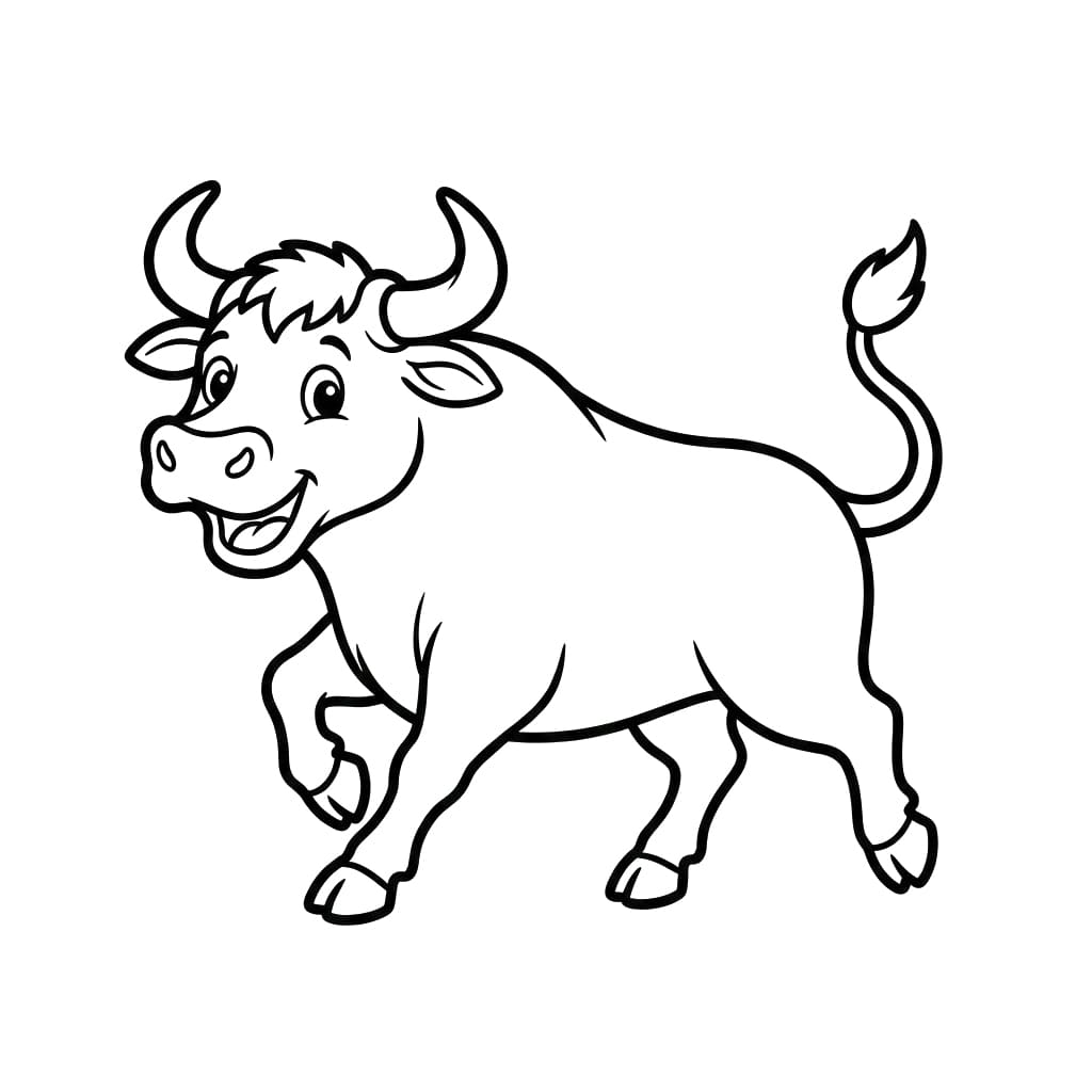 Sjov tyr Tegninger til Farvelægning