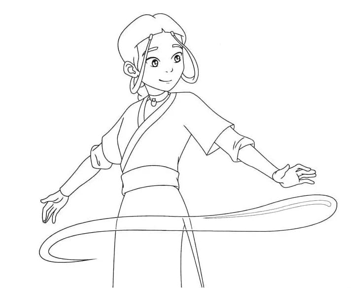 Søde Katara Tegninger til Farvelægning