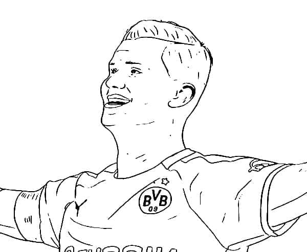 Tillykke med Erling Haaland Tegninger til Farvelægning