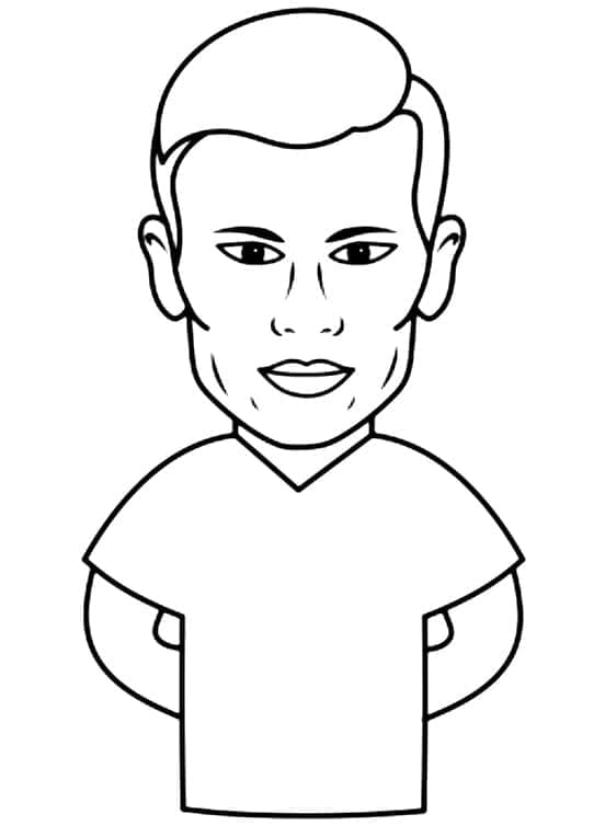 Trykke Erling Haaland Tegninger til Farvelægning