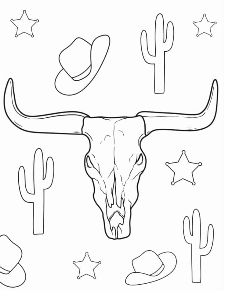 Tyrehoved Tegninger til Farvelægning